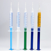 Gel Blanqueador Dental de 3 ml con Peróxido de Hidrógeno y Peróxido de Carbono al 6%, 16%, 17%, 22%, 35%, 38% y 44%