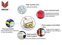 EI 220V/230V a 6V/9V/12V/16V/18V 24V Transformador lineal de energía eléctrica Transformador de bajo voltaje de seguridad y seguridad