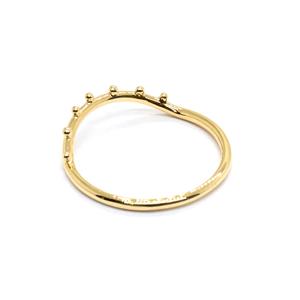 Anelli a fascia piatta minimalisti placcati in oro impilabili con perline d'<span class=keywords><strong>onda</strong></span> promessa 925 anelli semplici per tutti i giorni in <span class=keywords><strong>argento</strong></span> per le donne - Product Image 3