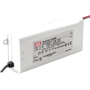 มีนเวลล์ PLD-60-1050B 60W แหล่งจ่ายไฟ LED แบบเอาต์พุตเดี่ยว 34-57V 1050mA IP30 สำหรับโมดูล LED - Product Image 2