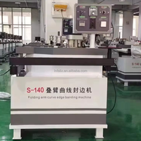 Machine de scellement des bords arrondis S-140, professionnelle pour le travail du bois, scellement des planches, amélioration de l'habitat