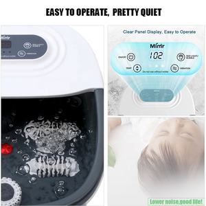 <span class=keywords><strong>Mini</strong></span> burbujas de calor para pedicura, masajeador de baño con Control de temperatura para pies, vibración, luz roja, alivio del estrés, Spa - Product Image 2