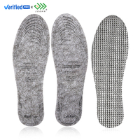 Semelles intérieures en feutre isolantes thermiques JOGHN en aluminium, absorbantes et respirantes, double face, pour usage décontracté