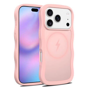 Coque de téléphone <span class=keywords><strong>portable</strong></span> de luxe personnalisée en gros, magnétique, antidérapante, <span class=keywords><strong>anti</strong></span>-chute, compatible avec la charge rapide pour iPhone 17 Pro Max, coque arrière - Product Image 4