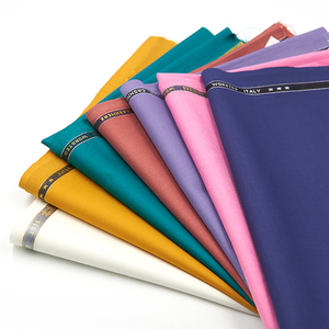 Tela de Traje Nobility de Colores Sólidos Más Vendida, 30% Lana Peinada, 70% Poliéster, para Mujer - Product Image 2