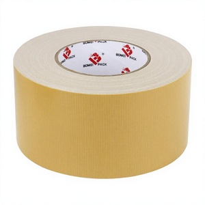 BOMEI PACK 3 Inch Tan <strong>Brown</strong> <strong>Duct</strong> <strong>Tape</strong> 9 Mil Heavy Duty 60 Yards No Residue All Weather Single Sided Adhesive Professional - Product Image 1