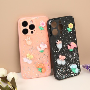 <span class=keywords><strong>2023</strong></span> nuevo Fabrica 3D decoración brillo estuches funda protectora de teléfono para celurare carcasa fundas funda para <span class=keywords><strong>iPhone</strong></span> 14 15 pro Max - Product Image 3