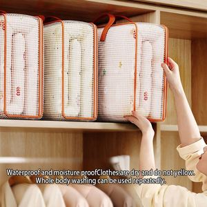 High Quality Transparent Quilt Storage Bag Multipurpose Folding Organizer for <b>Wardrobe</b> Travel Luggage - Product Image 3