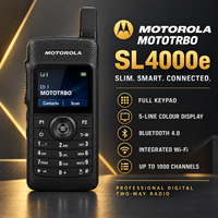 Radio numérique portable Motorola SL4000e MOTOTRBO VHF UHF, talkie-walkie bidirectionnel Bluetooth pour les entreprises, la vente au détail et les équipes professionnelles
