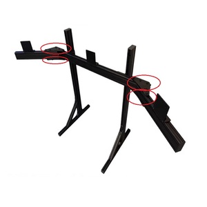 Monitorständer mit dreifachem Bildschirm und doppelter Armverbinder Aluminiumprofil-Bekoppelplatten Monitoreinhalterung feste Verbindungsplatte - Product Image 3