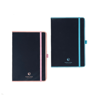 Usine En Gros A7 B5 Cahier Couverture Rigide Cahier En Cuir Pu A5 Journal Planificateur avec Bande