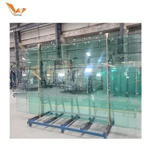 6Mm 5Mm 12Mm Quảng Đông Nhà Cung Cấp Nhà Sản Xuất Rõ Ràng Kích Thước Lớn Tempered Glass Cho Nhà Kính Công Nghiệp Tắm