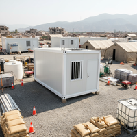 Maison conteneur portable, mobile et démontable de 20 pieds, pour salle de classe, préfabriquée et démontable, pour école