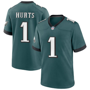 2026 Midnight Green Philadelphia Jersey American Football Shirts Gestikte Geborduurde Jeugd Uniformen Sportkleding met Logo's - Product Image 2