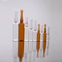 Ampoule en Verre Borosilicate de 2 ml Stérile Argentée pour Emballage Pharmaceutique, Vente en Gros OEM