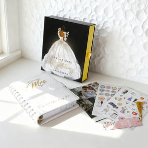 2025 <strong>Personalisable</strong> <strong>Wedding</strong> <strong>Planner</strong> Large 8-10 Inches Slim Beauty Teachers Wire <strong>Planner</strong> with Umbrella PP Cover - Product Image 1