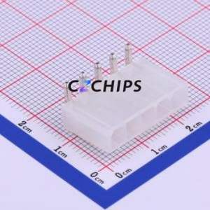 X9357WR-05-N2SN Wire-to-Board Pin Header Bent Lead Through Hole,P=4.2mm Connector 1x5P 4.2mm Right Angle Insert 5P - Product Image 1