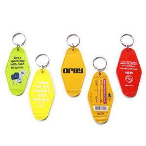 Llavero de motel con adhesivo de transferencia en frío para hoteles boutique, posadas y regalos turísticos - Product Image 2