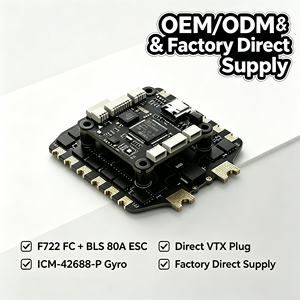 GEPRC TAKER F722 BLS 80A V2 Metal Flight <b>Controller</b> Stack 42688-P Gyro 16MB Blackbox 4in1 ESC FPV Drone Parts Customizable - Product Image 1