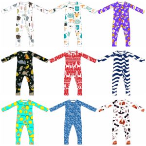 Ensemble de Vêtements Personnalisés pour Bébé, Vêtements en Bambou pour Nouveau-Né, Couverture en Coton pour Nourrisson, Barboteuse Pyjama pour Bébés de 0 à 3 Mois - Product Image 3