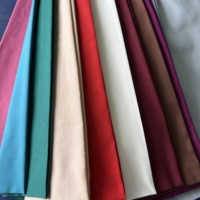Tissu de doublure de canapé teint en usine à bas prix, 100 % polyester microfibre, couleur unie, tissu brossé, rouleau de tissu pour draps de lit