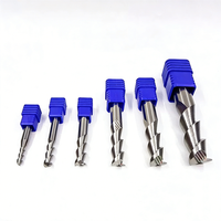 Fresa de extremo plano de carburo sólido de 2 filos con vástago recto ZCC.CT AL-2E-D2.5&2F-2.5MM*4.0*7.0*50 para aluminio, compatible con OEM y ODM