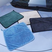 Grand chiffon de nettoyage en microfibre pour l'entretien des voitures Serviettes de lavage pour voitures Serviettes de séchage pour voitures Marque privée Accessoires de lavage de voitures