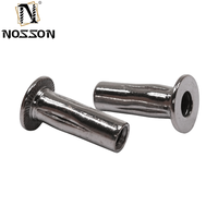 Inserts filetés pré-bulbés en acier inoxydable galvanisé, Inserts filetés à fente, écrou croisé plus écrou lanterne rivet écrou