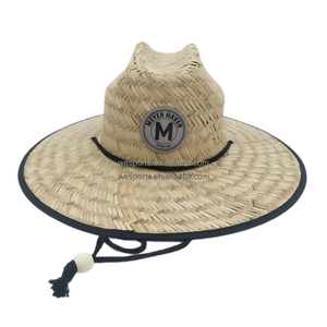 Chapeau <span class=keywords><strong>de</strong></span> soleil <span class=keywords><strong>en</strong></span> paille naturelle durable et respirant avec logo personnalisé, large bord, protection UV pour la <span class=keywords><strong>plage</strong></span>, la pêche et les activités <span class=keywords><strong>de</strong></span> plein air - Product Image 3