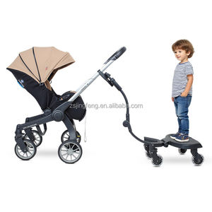 3 en 1, Asiento desmontable Universal, tablero de <span class=keywords><strong>cochecito</strong></span>, 4 ruedas, marco de plástico metálico, Buggy para la mayoría de marcas de cochecitos, tablero de Buggy - Product Image 3