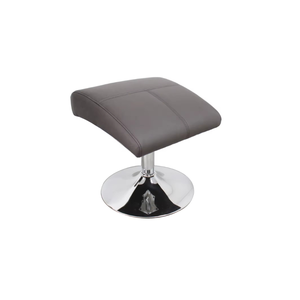 Sillón Reclinable de Salón de Estilo Moderno con Estructura Metálica y Tapicería de Cuero PU Individual con Reposapiés - Product Image 5