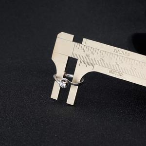Cheap Good Quality Jeweler Portable <strong>Diamond</strong> Jewelry Measuring Tool for Ring Making 80mm Mini Brass Sliding Vernier Caliper <strong>Gauge</strong> - Product Image 2