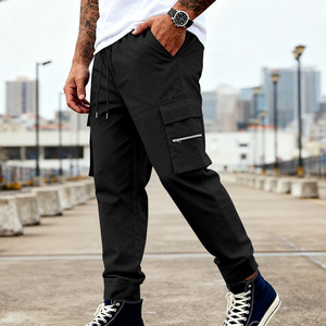 Pantalon cargo homme 2026 multi-poches avec cordon de serrage à la taille, décontracté, long, printemps-automne - Product Image 2