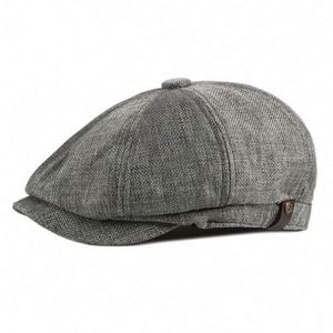 Boina de Hombre Ajustable con Logotipo Personalizado de Fábrica al por Mayor, Gorra de Taxista Transpirable, Unisex, para Deportes y Fiestas - Product Image 1