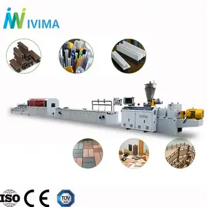 PVC profile extrusion making machine / PVC window profile production line / PVC window profile production extruder