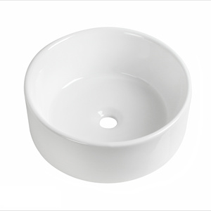 Vasques <span class=keywords><strong>de</strong></span> salle <span class=keywords><strong>de</strong></span> bain en céramique blanches en gros, à poser sur comptoir, <span class=keywords><strong>de</strong></span> type artistique, en plusieurs formes - Product Image 2