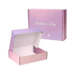 Hot Sale High Quality Exquisite <b>Corrugated</b> <b>Paper</b> Gift Shipping Box With Custom Design - Product Image 1