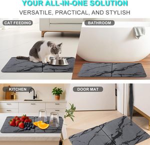 Tapis de bain écologiques en diatomite à séchage rapide, vente en gros, best-seller - Product Image 3