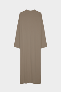 Новинка, костюм Рамадан, серо-коричневая абайя, химар, Женский комплект на заказ, майка премиум-класса, молитвенный Топ, мусульманская одежда, хиджаб - Product Image 2