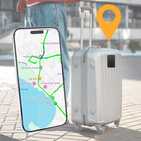 Mini traqueur GPS 4G avec navigation facile et fonction SOS Dispositif de recherche de personnes pour enfants et personnes âgées Compatible Android