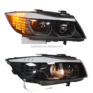 Mise à niveau des phares phares pour BMW E90 330I <span class=keywords><strong>320I</strong></span> 318I Led Angel Eyes Phare plug and play - Product Image 1