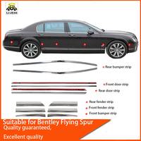 Nouvelles bandes chromées pour pièces automobiles, garnitures de portière de voiture pour Flying Spur 2004 2005 2012 3W5853071 3W5853072