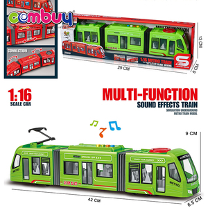 Jouets de train à voie ferrée avec <span class=keywords><strong>portes</strong></span> coulissantes, son et éclairage réglables, échelle 1:16 - Product Image 3