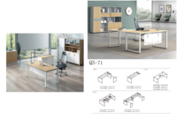 Pied de table de bureau moderne en métal, installation simple, vente en gros, taille personnalisable, bureau informatique, EEscritorio