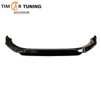 Lip Bumper Depan Gaya Hitam Q7 SQ7 SUV untuk Audi Q7 SQ7 2016-2019 Bodykit Lip Bumper Depan Hitam