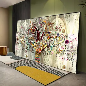 Albero della vita Gustav Klimt paesaggio fiori Wall Art stampa su tela immagine pittura per soggiorno decorazioni per la casa