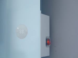 <span class=keywords><strong>Radiateur</strong></span> plat numérique Wi-Fi en verre 400W, télécommandé, autoportant, contrôlé par application, avec écran LCD - Product Image 2