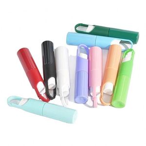 Free Sample 20ml Compact Travel Hook Type <b>Plastic</b> <b>Spray</b> <b>Bottle</b> Custom Logo Separately Bottled Alcohol - Product Image 1