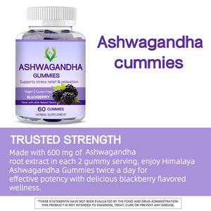 วิตามินสมุนไพรพรีเมียม อัชวาคานธา กัมมี่ส์ ช่วยปรับสมดุลอารมณ์ ผ่อนคลายช่วงกลางวัน รสแบล็กเบอร์รี่ธรรมชาติ - Product Image 4