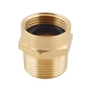 Rosca hembra 3/4 BSPP a conector adaptador macho 3/4 NPT accesorios de tubería de latón - Product Image 2